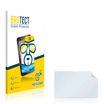Front side of a product packaging with the brand logo BROTECT. Next to it is the corresponding screen protector.
