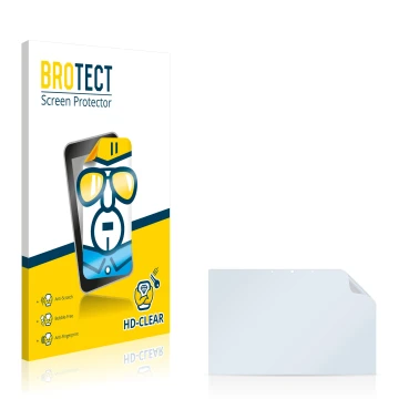 Front side of a product packaging with the brand logo BROTECT. Next to it is the corresponding screen protector.