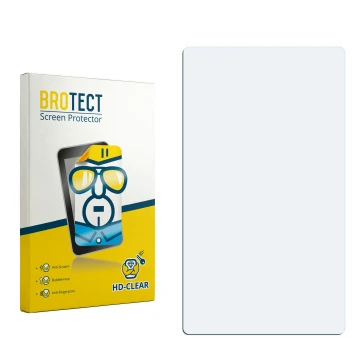 Front side of a product packaging with the brand logo BROTECT. Next to it is the corresponding screen protector.