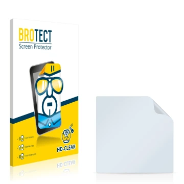 Front side of a product packaging with the brand logo BROTECT. Next to it is the corresponding screen protector.