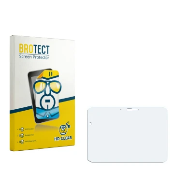 Front side of a product packaging with the brand logo BROTECT. Next to it is the corresponding screen protector.