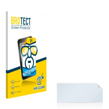 Front side of a product packaging with the brand logo BROTECT. Next to it is the corresponding screen protector.