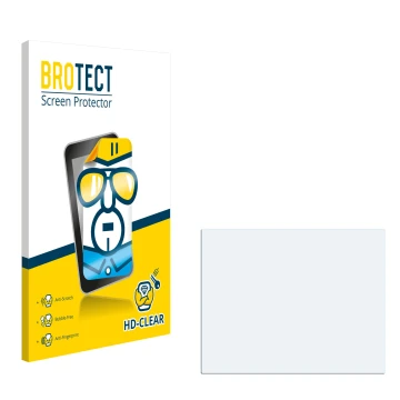 Front side of a product packaging with the brand logo BROTECT. Next to it is the corresponding screen protector.