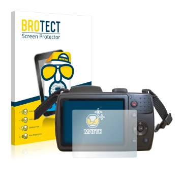Front side of a product packaging with the brand logo BROTECT. Next to it is the device MEDION Life X44088 (MD 86888) shown wi