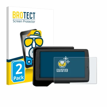 Front side of a product packaging with the brand logo BROTECT. Next to it is the device BMW R 1200 GS 2013-2019 Navigator V 5