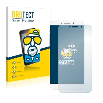 Front side of a product packaging with the brand logo BROTECT. Next to it is the device LeTV Le 1 Pro X800 shown with the corr