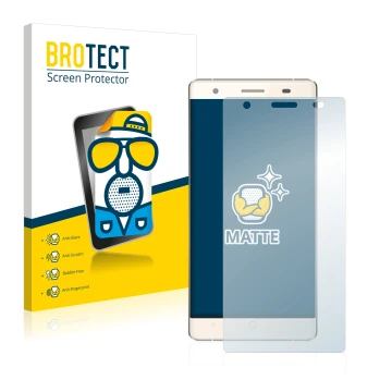 Front side of a product packaging with the brand logo BROTECT. Next to it is the device Milai M6 shown with the corresponding 