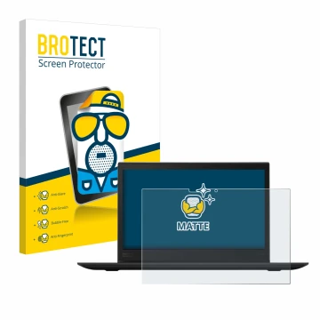 Front side of a product packaging with the brand logo BROTECT. Next to it is the device Lenovo ThinkPad X1 Yoga (3th Gen.) sho