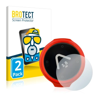 Front side of a product packaging with the brand logo BROTECT. Next to it is the device Beeline Velo shown with the correspond