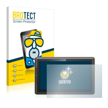 Front side of a product packaging with the brand logo BROTECT. Next to it is the device XP-Pen Artist 16 Pro 15.6