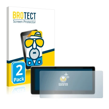 Front side of a product packaging with the brand logo BROTECT. Next to it is the device Mercedes-Benz E-Class W212 2009-2014 N