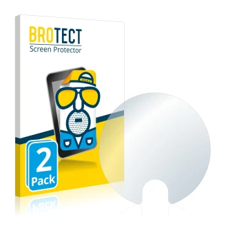 Front side of a product packaging with the brand logo BROTECT. Next to it is the device Dyson V11 Absolute Pro shown with the 