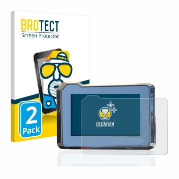 Front side of a product packaging with the brand logo BROTECT. Next to it is the device KTM 1290 Super Duke R 2020/2022 TFT-Di