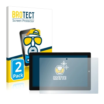 Front side of a product packaging with the brand logo BROTECT. Next to it is the device Chuwi UBook 11.6