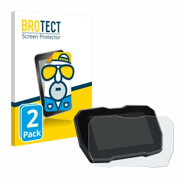 Front side of a product packaging with the brand logo BROTECT. Next to it is the device Ducati Streetfighter V4 2020 Speedomet