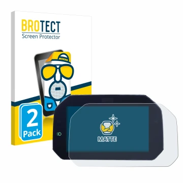 Front side of a product packaging with the brand logo BROTECT. Next to it is the device BMW S 1000 XR 2020 Connectivity TFT 6.