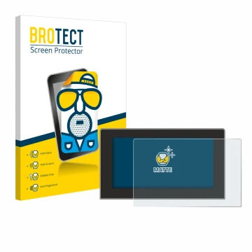 Front side of a product packaging with the brand logo BROTECT. Next to it is the device Cupra Formentor 2020-2022 Infotainment