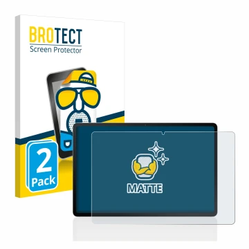 Front side of a product packaging with the brand logo BROTECT. Next to it is the device Samsung Galaxy Tab S7 FE (Landscape) s