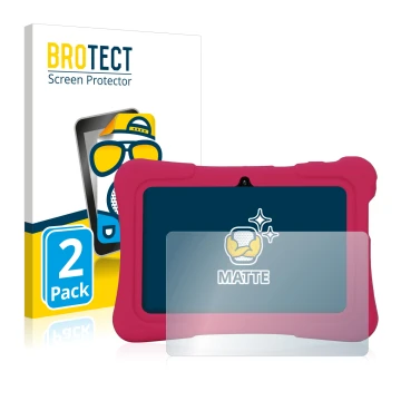 Front side of a product packaging with the brand logo BROTECT. Next to it is the device Pritom K7 shown with the corresponding