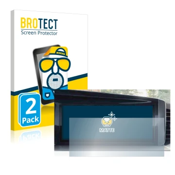 Front side of a product packaging with the brand logo BROTECT. Next to it is the device Opel Mokka B 2022 Infotainment System 