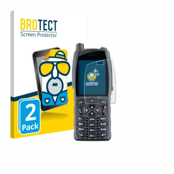 Front side of a product packaging with the brand logo BROTECT. Next to it is the device Sepura SC20 shown with the correspondi