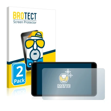 Front side of a product packaging with the brand logo BROTECT. Next to it is the device Portkeys PT5 II shown with the corresp