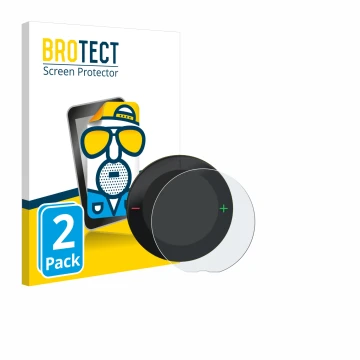 Front side of a product packaging with the brand logo BROTECT. Next to it is the device Beeline Velo 2 shown with the correspo