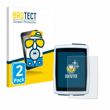 Front side of a product packaging with the brand logo BROTECT. Next to it is the device Sigma BC 12.0 WL shown with the corres