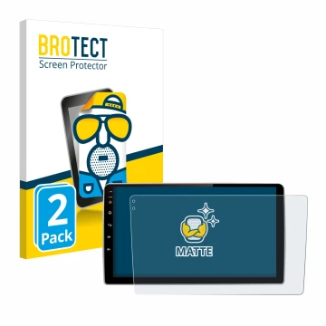 Front side of a product packaging with the brand logo BROTECT. Next to it is the device Junsun V1 pro 9