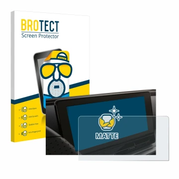 Front side of a product packaging with the brand logo BROTECT. Next to it is the device Seat Leon Cupra KL 2022 12