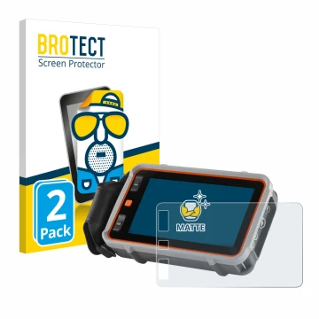 Front side of a product packaging with the brand logo BROTECT. Next to it is the device Waygate Technologies Krautkrämer USM 1