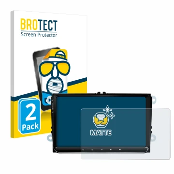 Front side of a product packaging with the brand logo BROTECT. Next to it is the device Eonon 53 SE shown with the correspondi