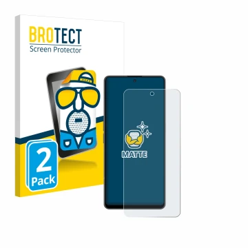 Front side of a product packaging with the brand logo BROTECT. Next to it is the device OnePlus Nord CE 3 Lite shown with the 