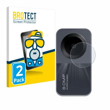 Front side of a product packaging with the brand logo BROTECT. Next to it is the device Xiaomi Redmi Pad SE (ONLY Camera) show