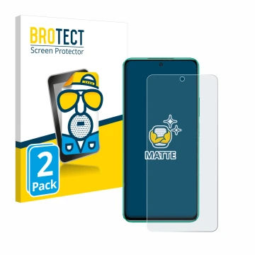 Front side of a product packaging with the brand logo BROTECT. Next to it is the device Huawei Nova 12 SE shown with the corre