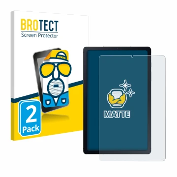 Front side of a product packaging with the brand logo BROTECT. Next to it is the device Samsung Galaxy Tab S6 Lite WiFi 2024 s