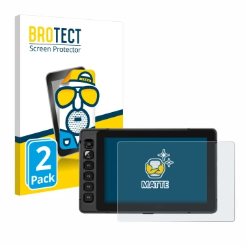 Front side of a product packaging with the brand logo BROTECT. Next to it is the device SmallHD Ultra 7 shown with the corresp
