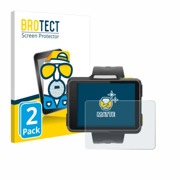 Front side of a product packaging with the brand logo BROTECT. Next to it is the device Newland WD1 shown with the correspondi