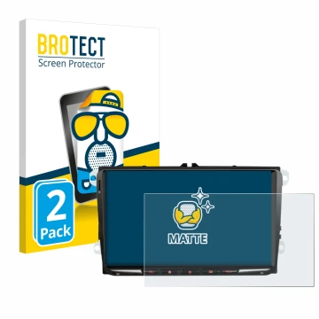 Front side of a product packaging with the brand logo BROTECT. Next to it is the device Erisin ES8998V 9