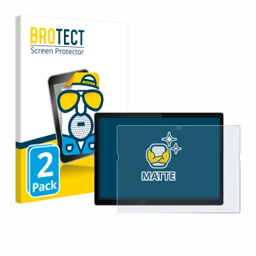 Front side of a product packaging with the brand logo BROTECT. Next to it is the device Lenovo ThinkPad X12 Detachable Gen 2 s