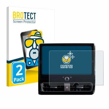 Front side of a product packaging with the brand logo BROTECT. Next to it is the device Toyota Yaris 2024 shown with the corre