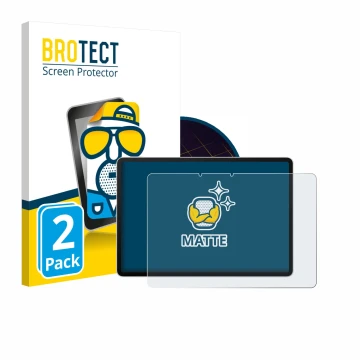 Front side of a product packaging with the brand logo BROTECT. Next to it is the device Huawei MatePad 11.5