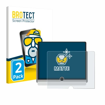 Front side of a product packaging with the brand logo BROTECT. Next to it is the device Lexus LBX 2024 shown with the correspo