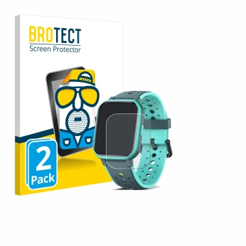 Front side of a product packaging with the brand logo BROTECT. Next to it is the device Joyele H79 1.5