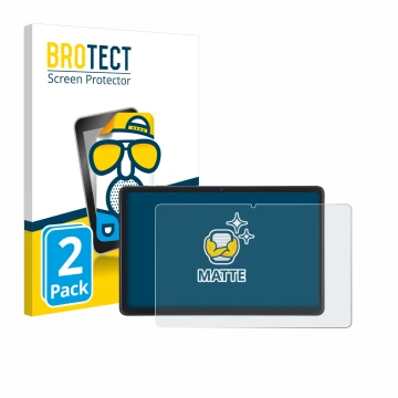 Front side of a product packaging with the brand logo BROTECT. Next to it is the device Acepad A170 10.4