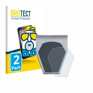 Front side of a product packaging with the brand logo BROTECT. Next to it is the device Epowerfun ePF-PULSE 960 shown with the