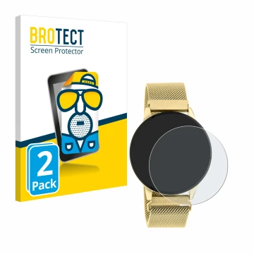 Front side of a product packaging with the brand logo BROTECT. Next to it is the device Oozoo Q00121 shown with the correspond