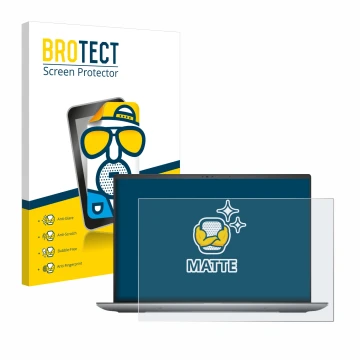 Front side of a product packaging with the brand logo BROTECT. Next to it is the device Dell Precision 5690 Workstation shown 