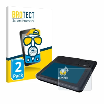Front side of a product packaging with the brand logo BROTECT. Next to it is the device Techfive ECR 100 shown with the corres