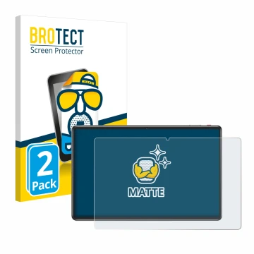 Front side of a product packaging with the brand logo BROTECT. Next to it is the device Facetel Q7 11